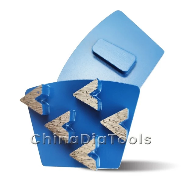 China Arrow Segment Diamond Grinding Shoes