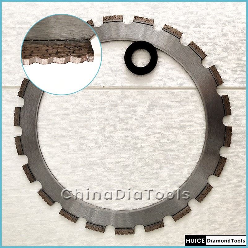 Wet cut ring saw blade